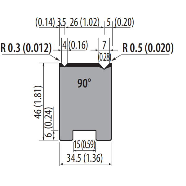 Стиль Amada H46 90° 2V